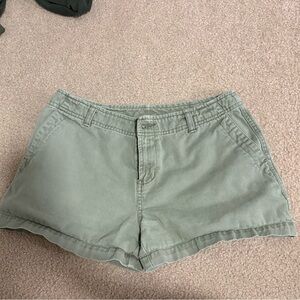 Old Navy Women's Olive Cargo Shorts
